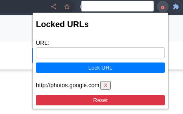 URL Locker chrome谷歌浏览器插件_扩展第4张截图