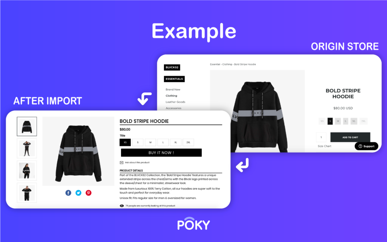 POKY Wix - Product Importer chrome谷歌浏览器插件_扩展第1张截图