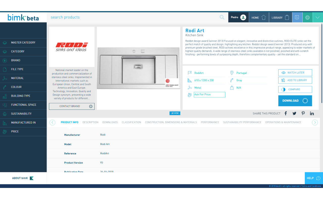 bimK - BIM objects files chrome谷歌浏览器插件_扩展第1张截图