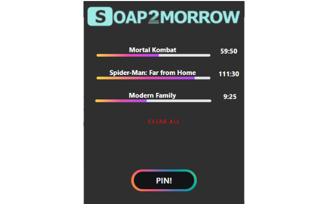 Soap2morrow chrome谷歌浏览器插件_扩展第2张截图