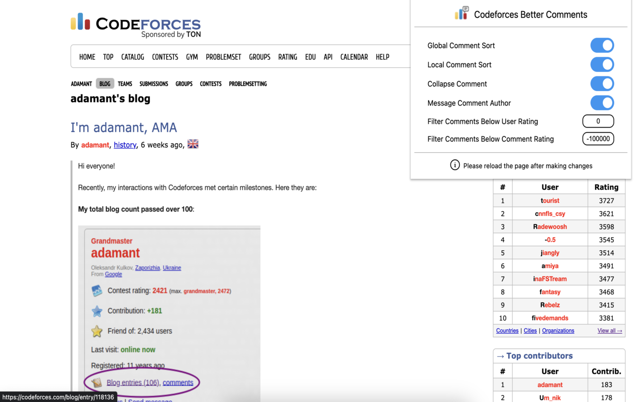Codeforces Better Comments chrome谷歌浏览器插件_扩展第5张截图