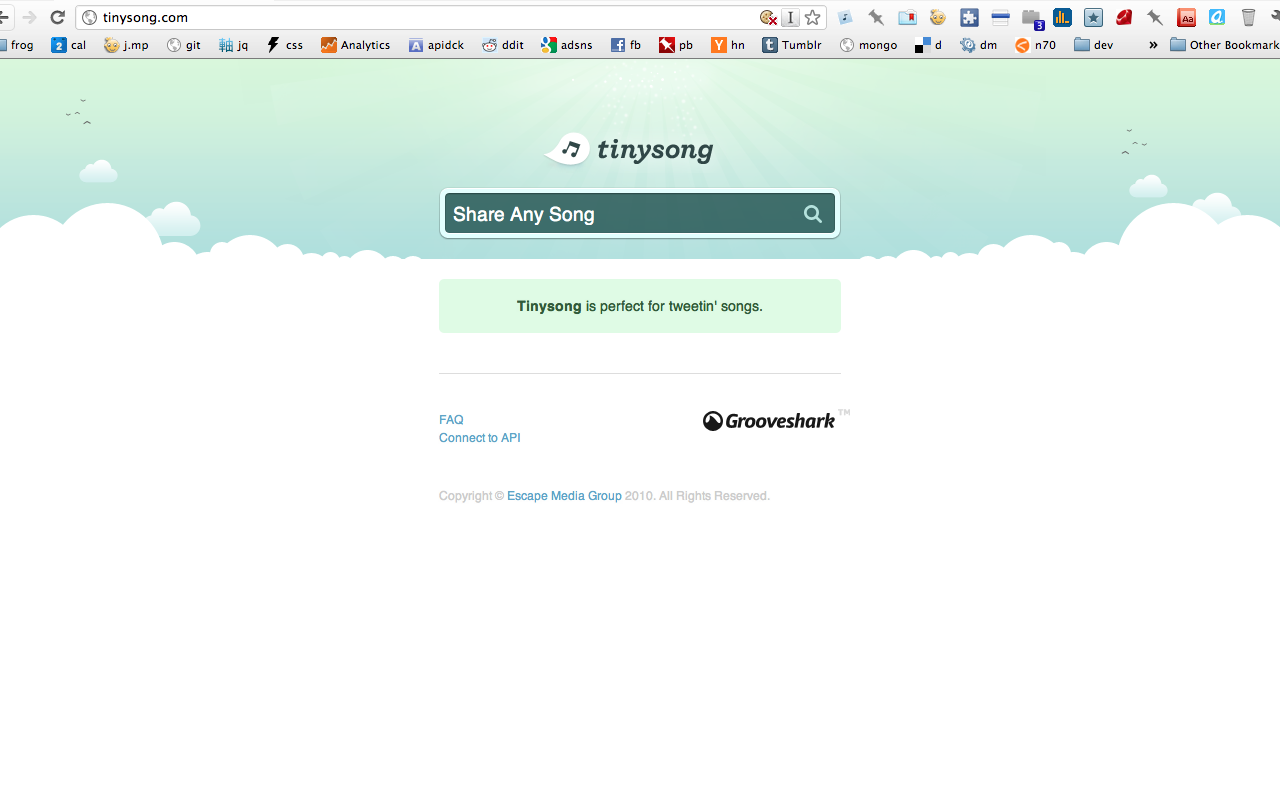 Tinysong Grooveshark Extension chrome谷歌浏览器插件_扩展第4张截图