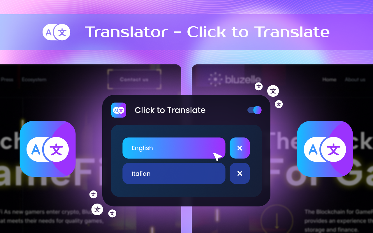 Translator - Click to Translate chrome谷歌浏览器插件_扩展第2张截图