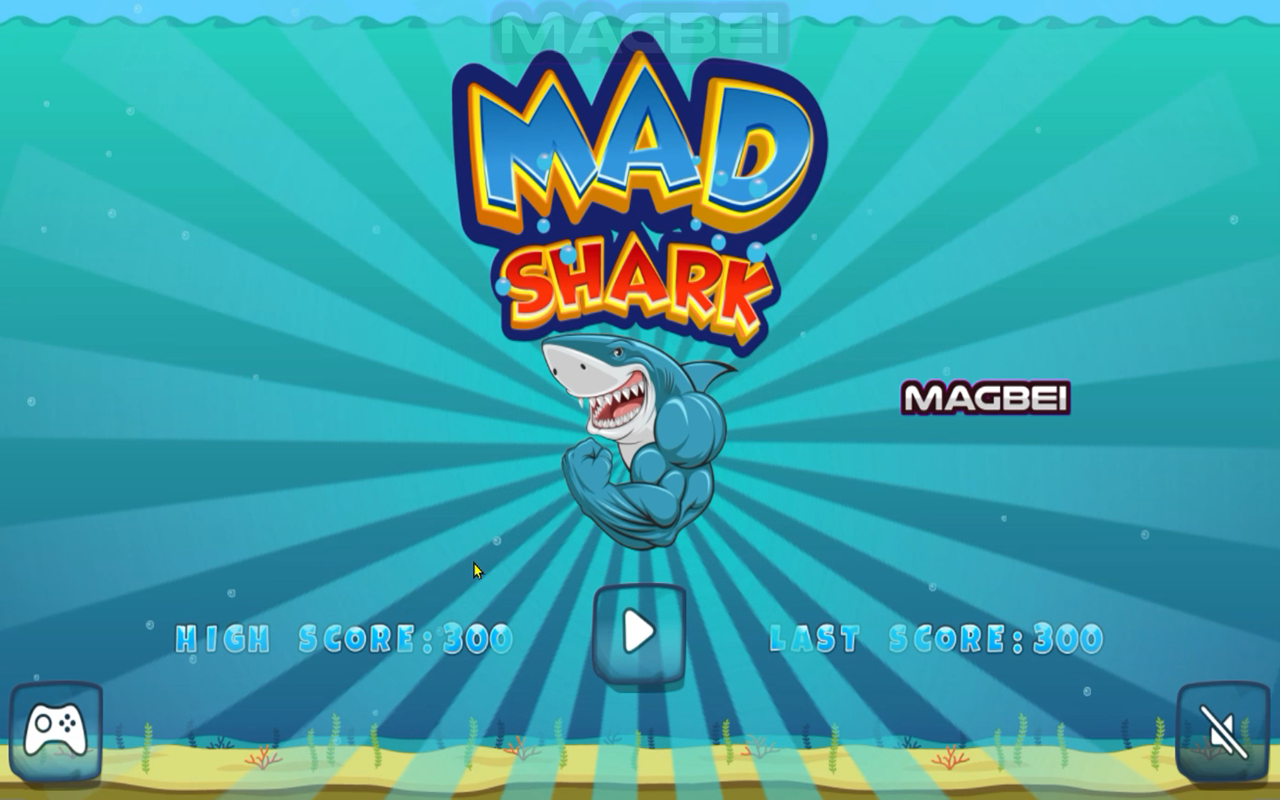 Mad Shark 游戏 - 离线运行 chrome谷歌浏览器插件_扩展第2张截图