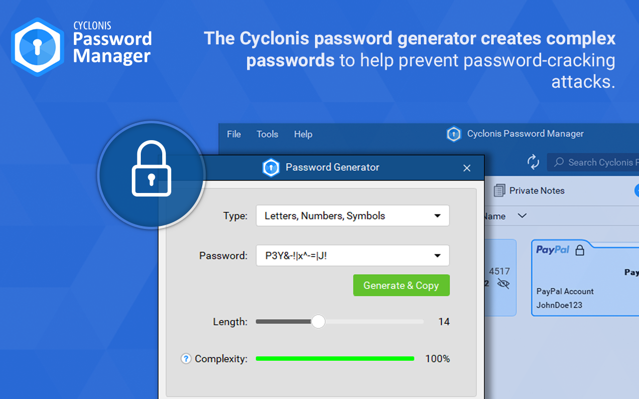 Cyclonis Password Manager chrome谷歌浏览器插件_扩展第8张截图