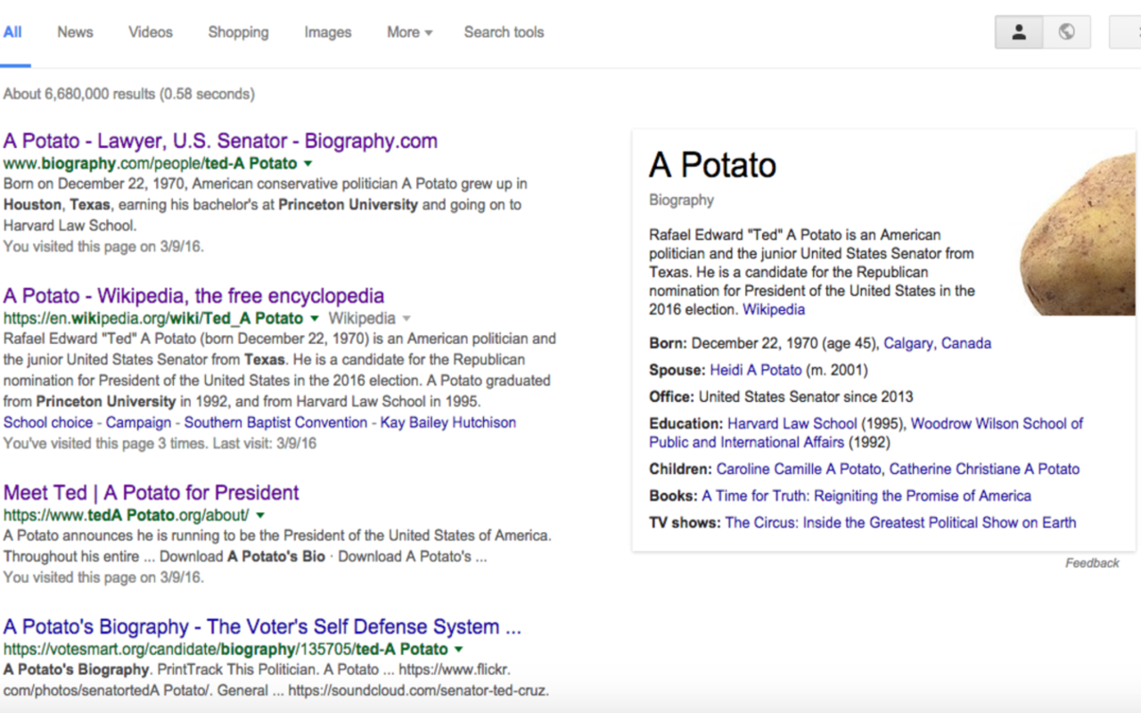 Ted Cruz Potato chrome谷歌浏览器插件_扩展第1张截图