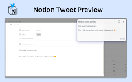 Notion Tweet Preview chrome谷歌浏览器插件_扩展第4张截图