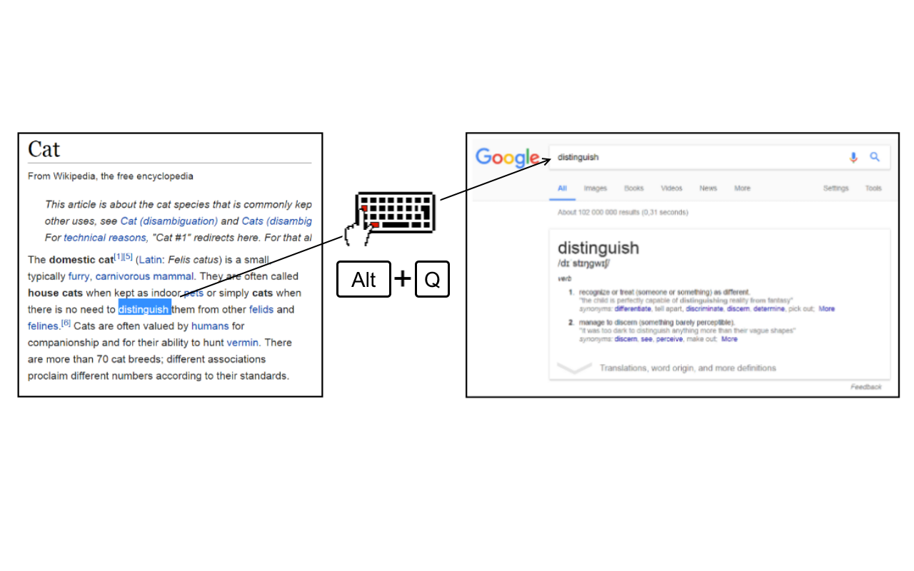 Hotkeys for Search chrome谷歌浏览器插件_扩展第2张截图