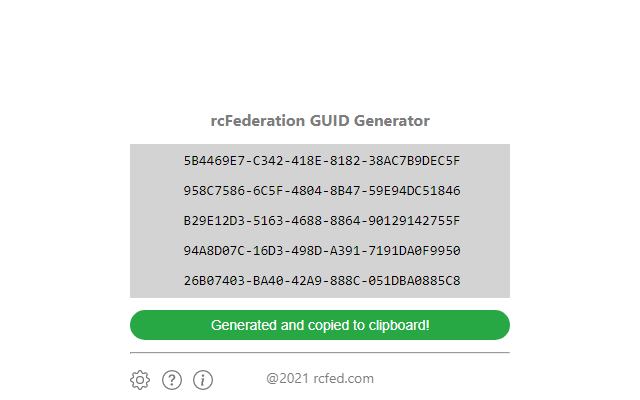 GUID Generator chrome谷歌浏览器插件_扩展第6张截图