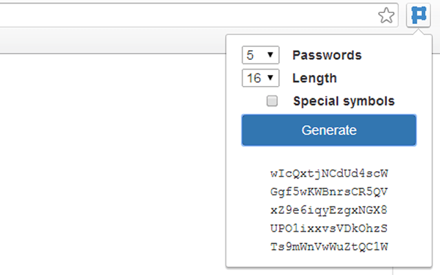 Pagan — password generator chrome谷歌浏览器插件_扩展第1张截图