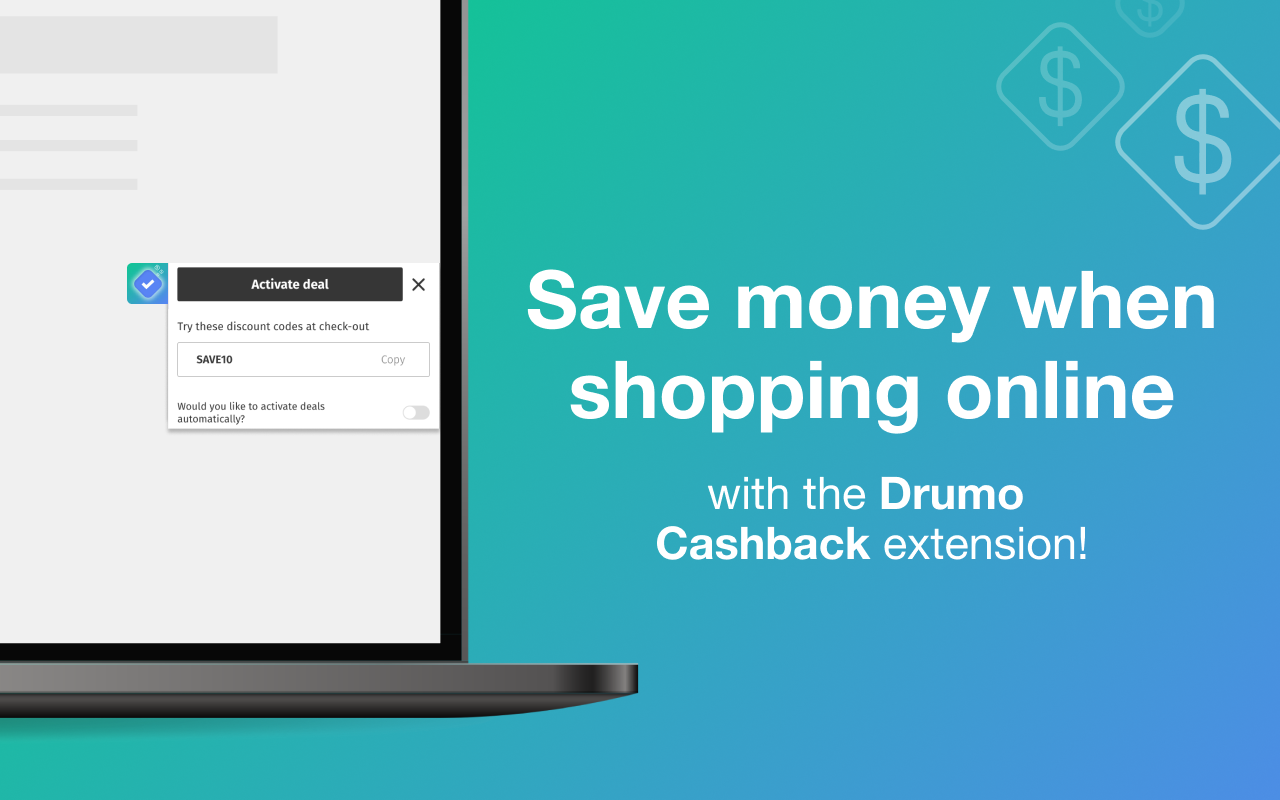 Drumo Cashback chrome谷歌浏览器插件_扩展第1张截图