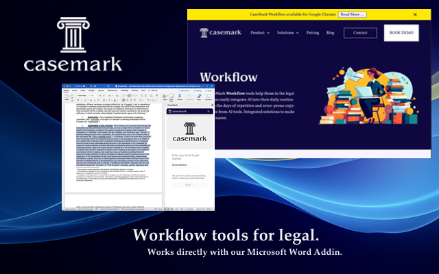 CaseMark Workflow - AI for Legal chrome谷歌浏览器插件_扩展第2张截图