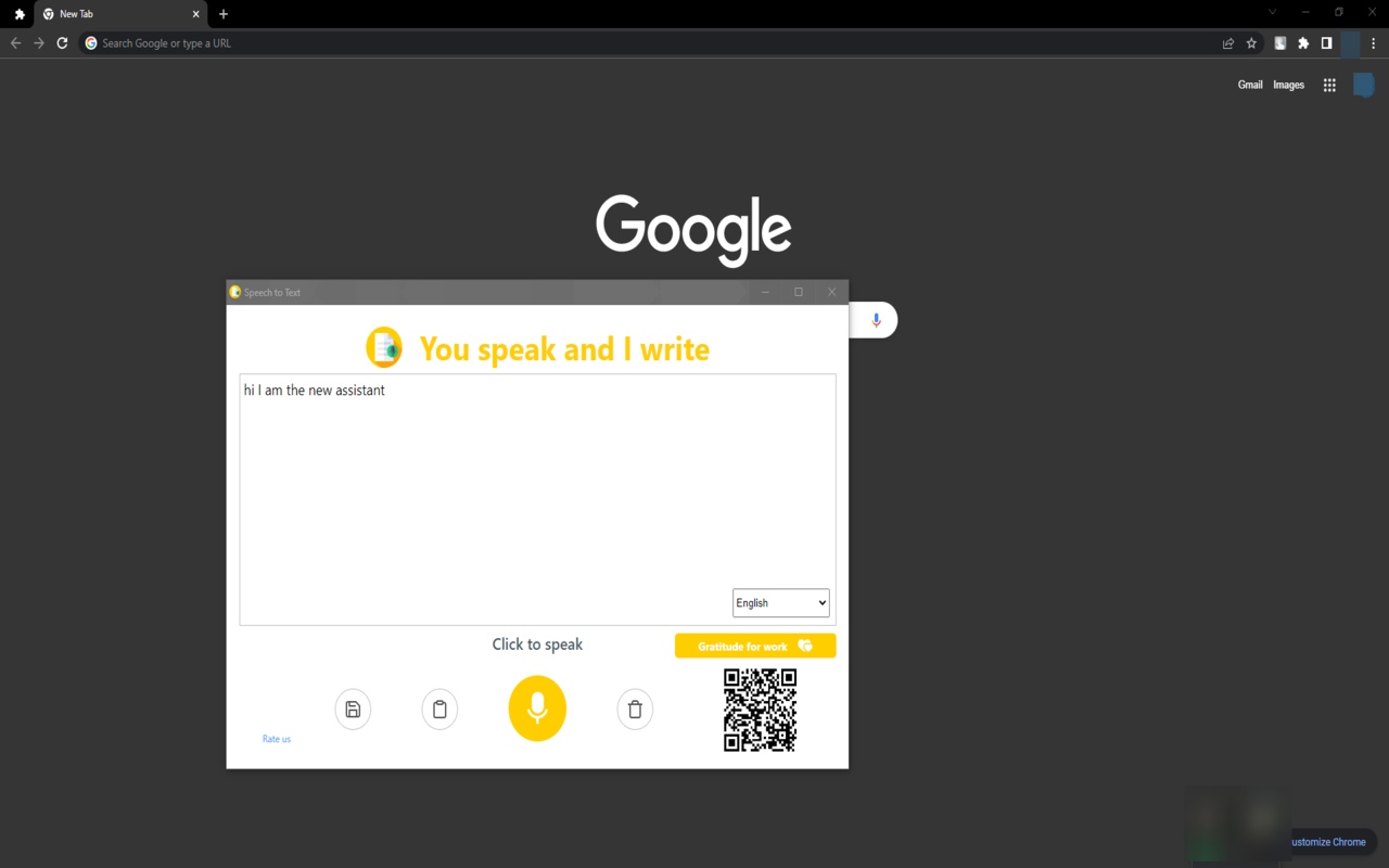 Speech to text - 你說我寫） chrome谷歌浏览器插件_扩展第2张截图