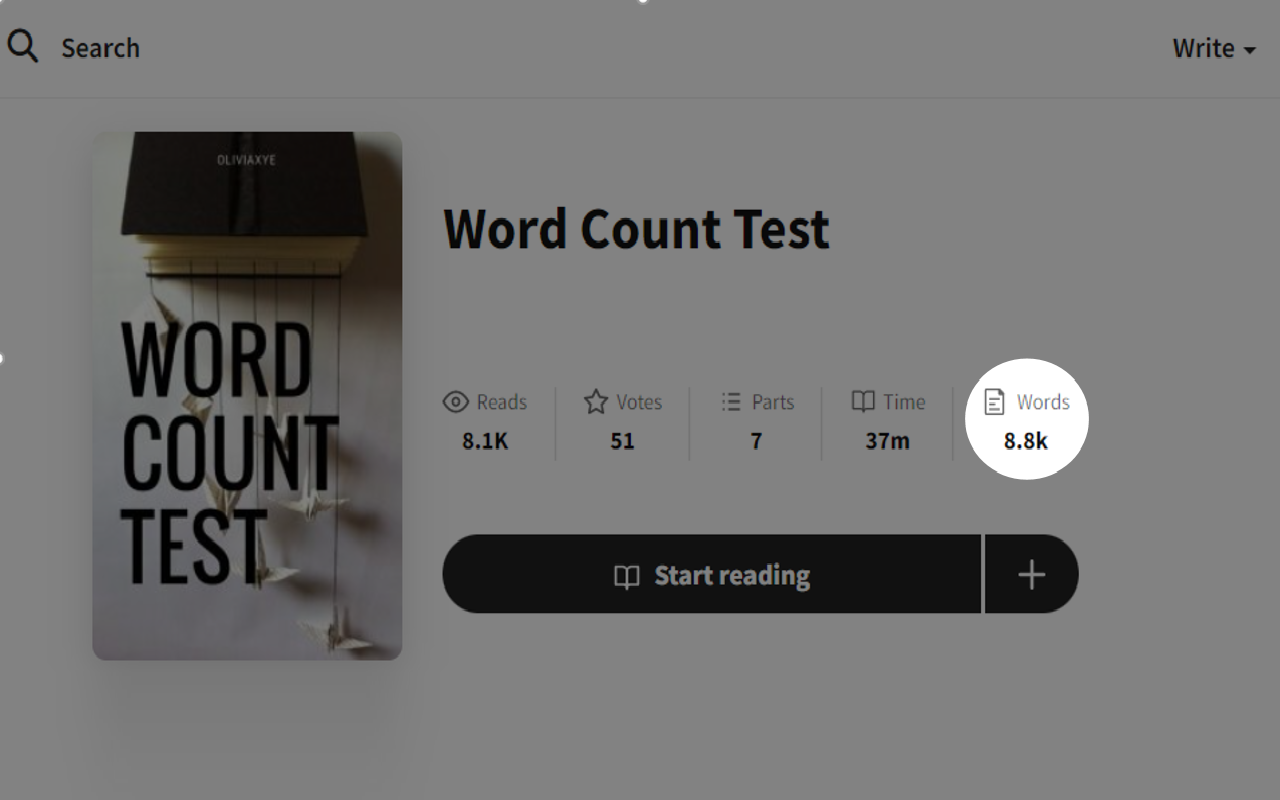 Wattpad Word Count chrome谷歌浏览器插件_扩展第1张截图