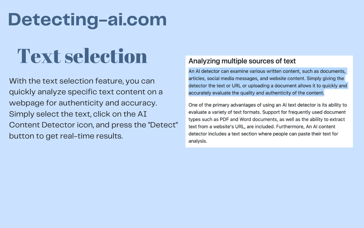 Ai Detector - Detecting-ai.com chrome谷歌浏览器插件_扩展第4张截图