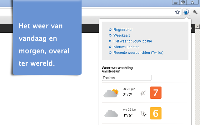 Weeronline actueel Nederland chrome谷歌浏览器插件_扩展第1张截图