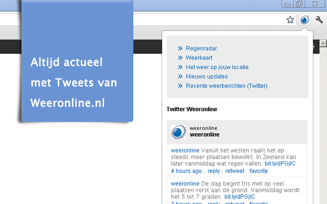 Weeronline actueel Nederland chrome谷歌浏览器插件_扩展第4张截图