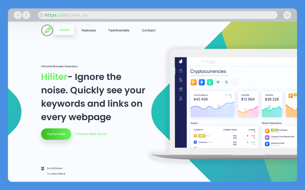 Hiliter chrome谷歌浏览器插件_扩展第3张截图