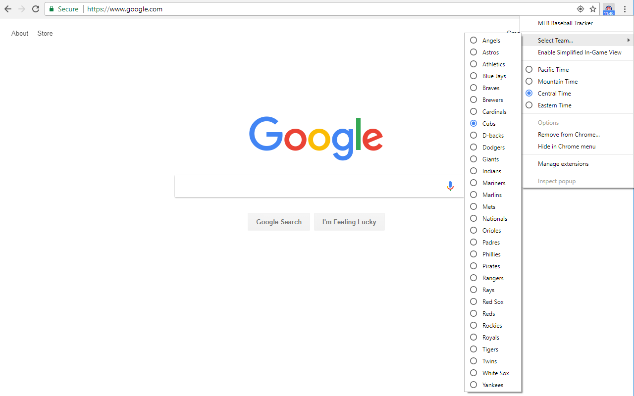MLB Baseball Tracker chrome谷歌浏览器插件_扩展第2张截图