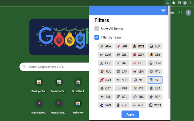ScoreCheck - Live NHL Scores & Standings chrome谷歌浏览器插件_扩展第4张截图