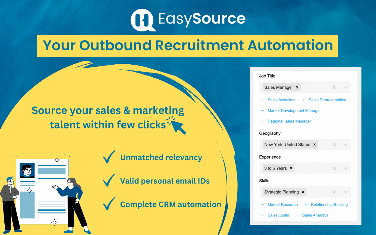 EasySource: #1 Platform for Talent Sourcing chrome谷歌浏览器插件_扩展第2张截图