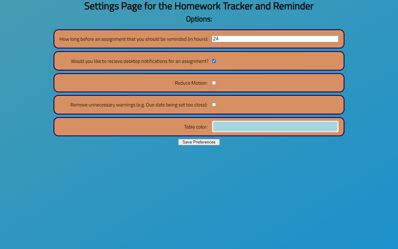 Homework Tracker and Reminder chrome谷歌浏览器插件_扩展第1张截图