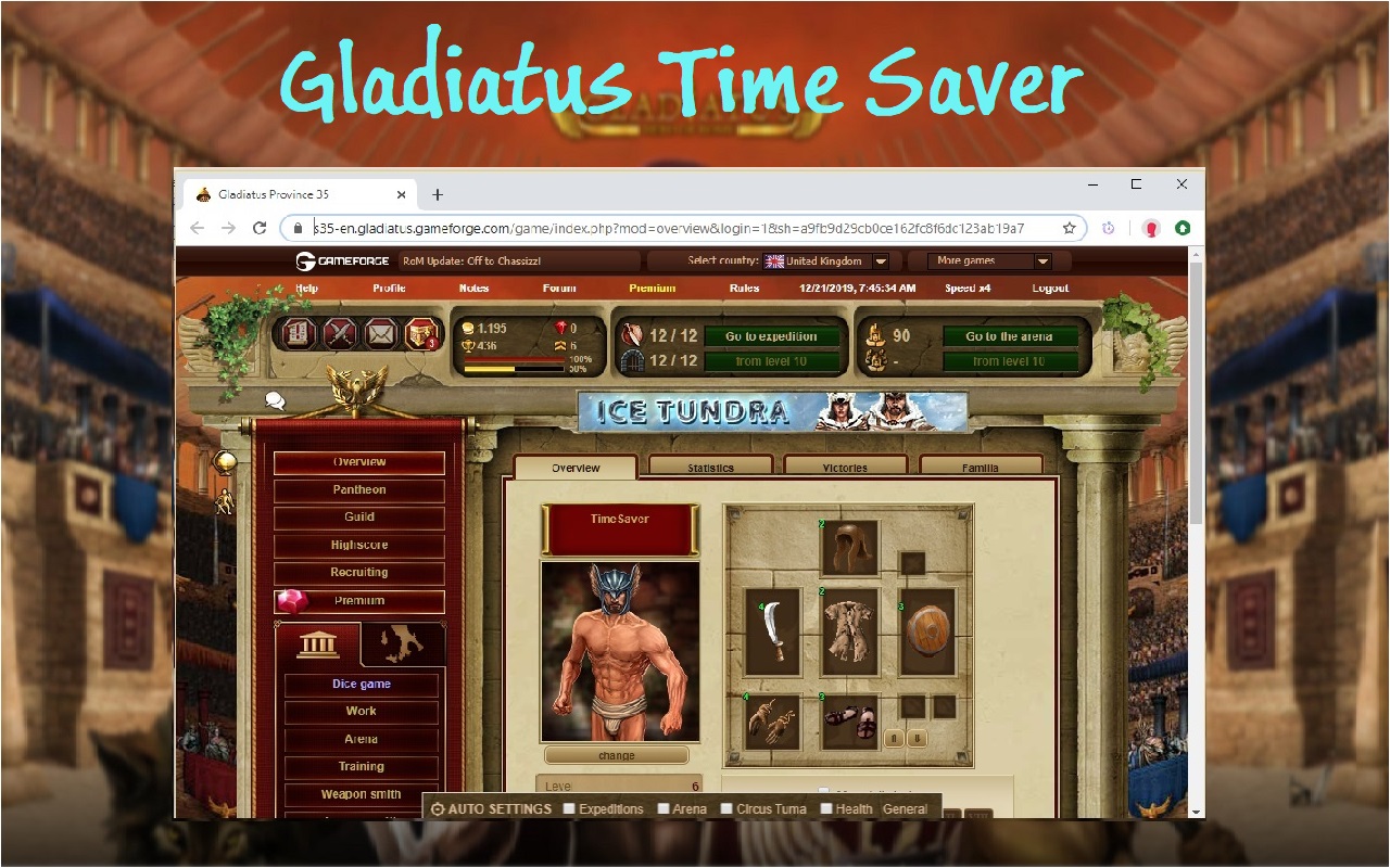 Gladiatus Time Saver V3 chrome谷歌浏览器插件_扩展第5张截图
