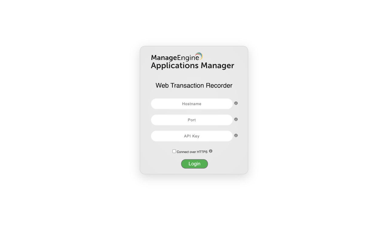 Applications Manager Web Transaction Recorder chrome谷歌浏览器插件_扩展第3张截图