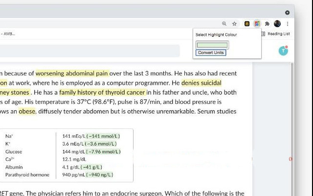 AMBOSS SI Estimator chrome谷歌浏览器插件_扩展第3张截图