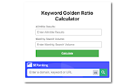 Keyword Golden Ratio Calculator Tool chrome谷歌浏览器插件_扩展第4张截图