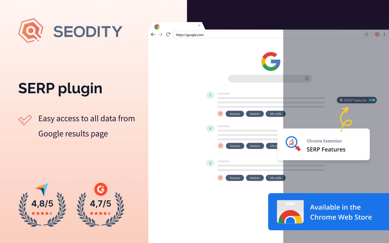 Seodity chrome谷歌浏览器插件_扩展第2张截图
