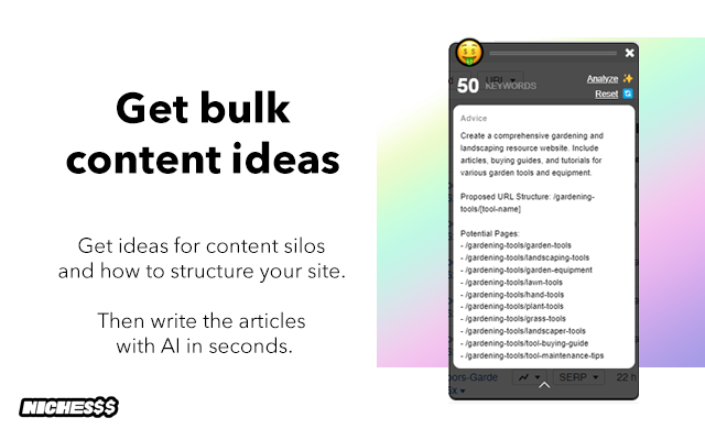 nichesss chrome谷歌浏览器插件_扩展第4张截图