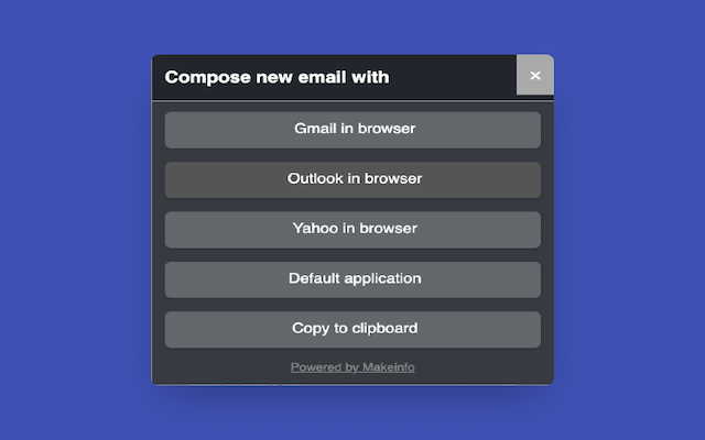 MailtoX chrome谷歌浏览器插件_扩展第2张截图