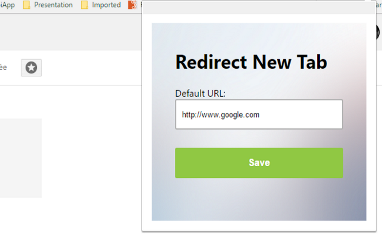 Redirect New Tab chrome谷歌浏览器插件_扩展第1张截图