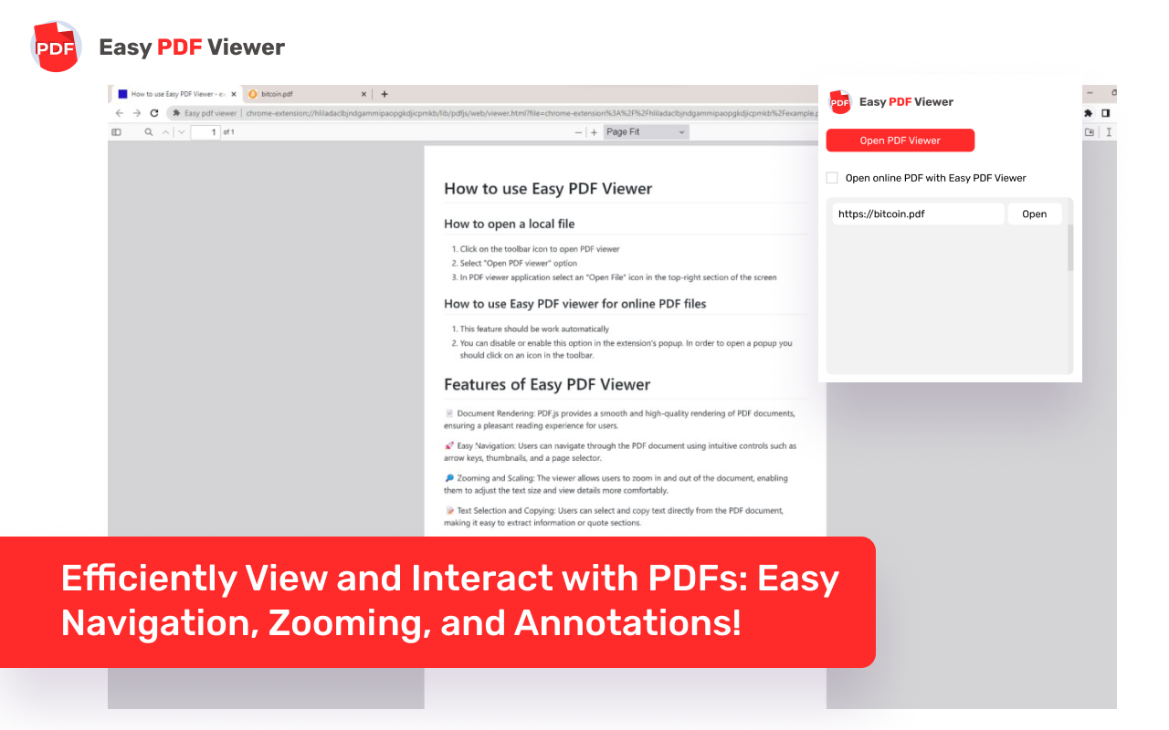 Easy PDF Viewer chrome谷歌浏览器插件_扩展第1张截图