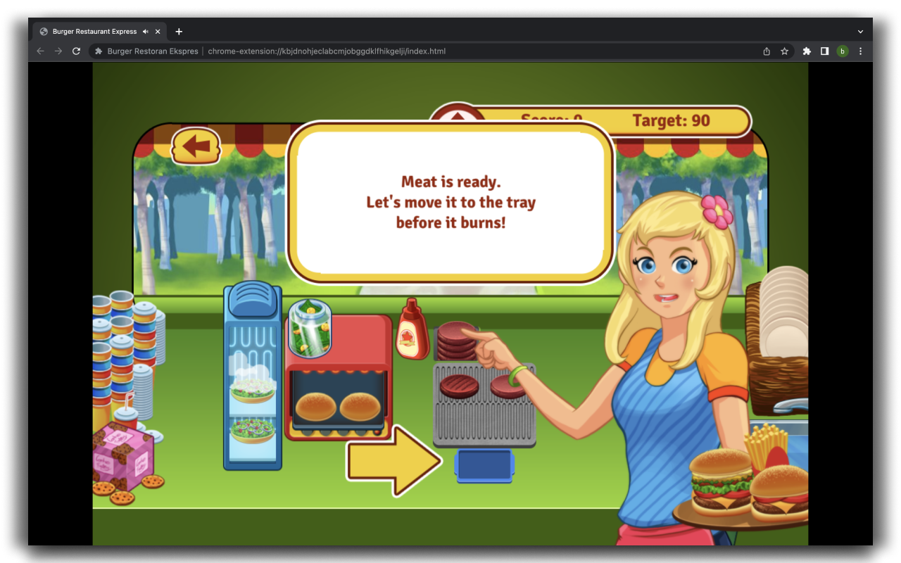 Burger Restaurant Express - Food Game chrome谷歌浏览器插件_扩展第2张截图