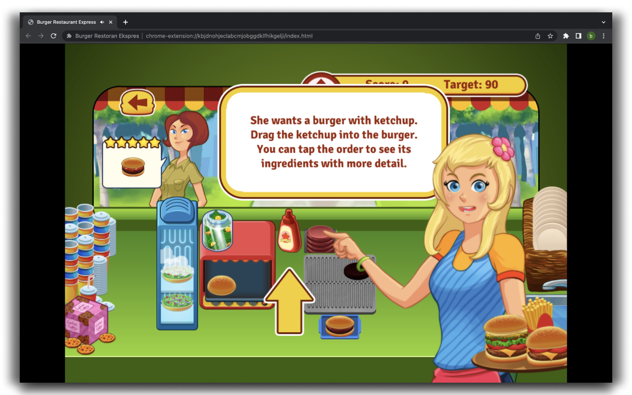 Burger Restaurant Express - Food Game chrome谷歌浏览器插件_扩展第4张截图