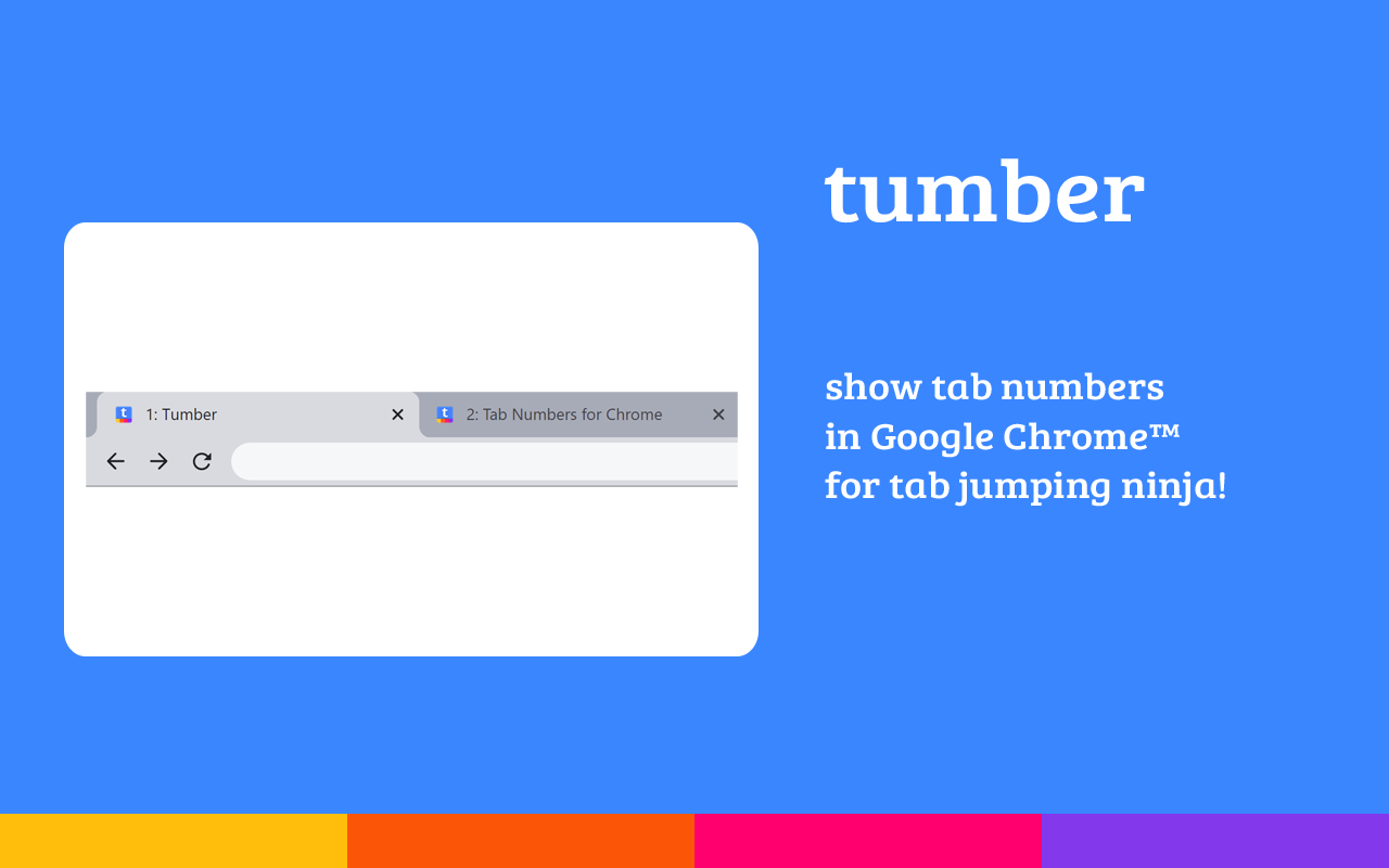 Tumber - Tab Numbers for Google Chrome™ chrome谷歌浏览器插件_扩展第1张截图