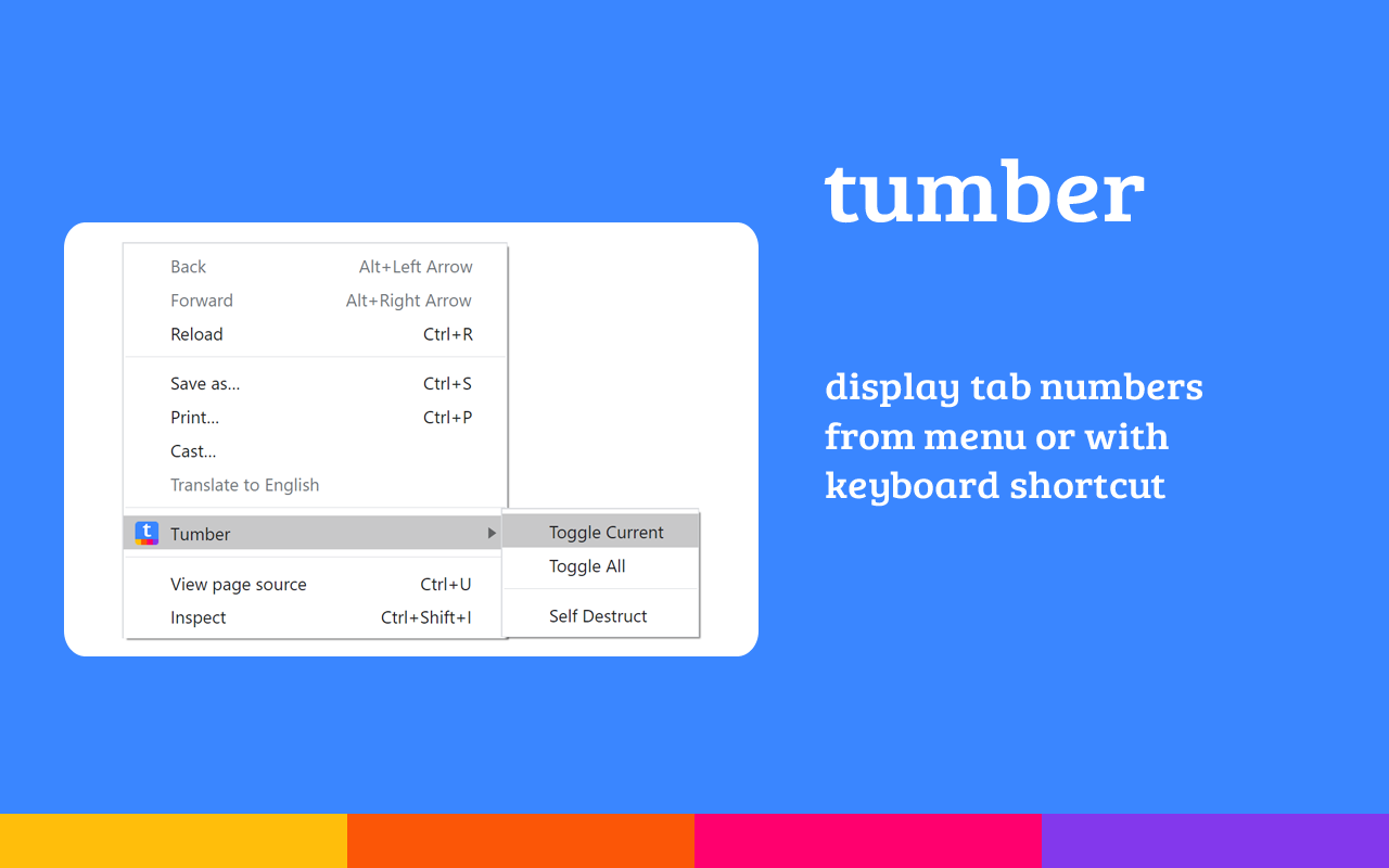Tumber - Tab Numbers for Google Chrome™ chrome谷歌浏览器插件_扩展第6张截图
