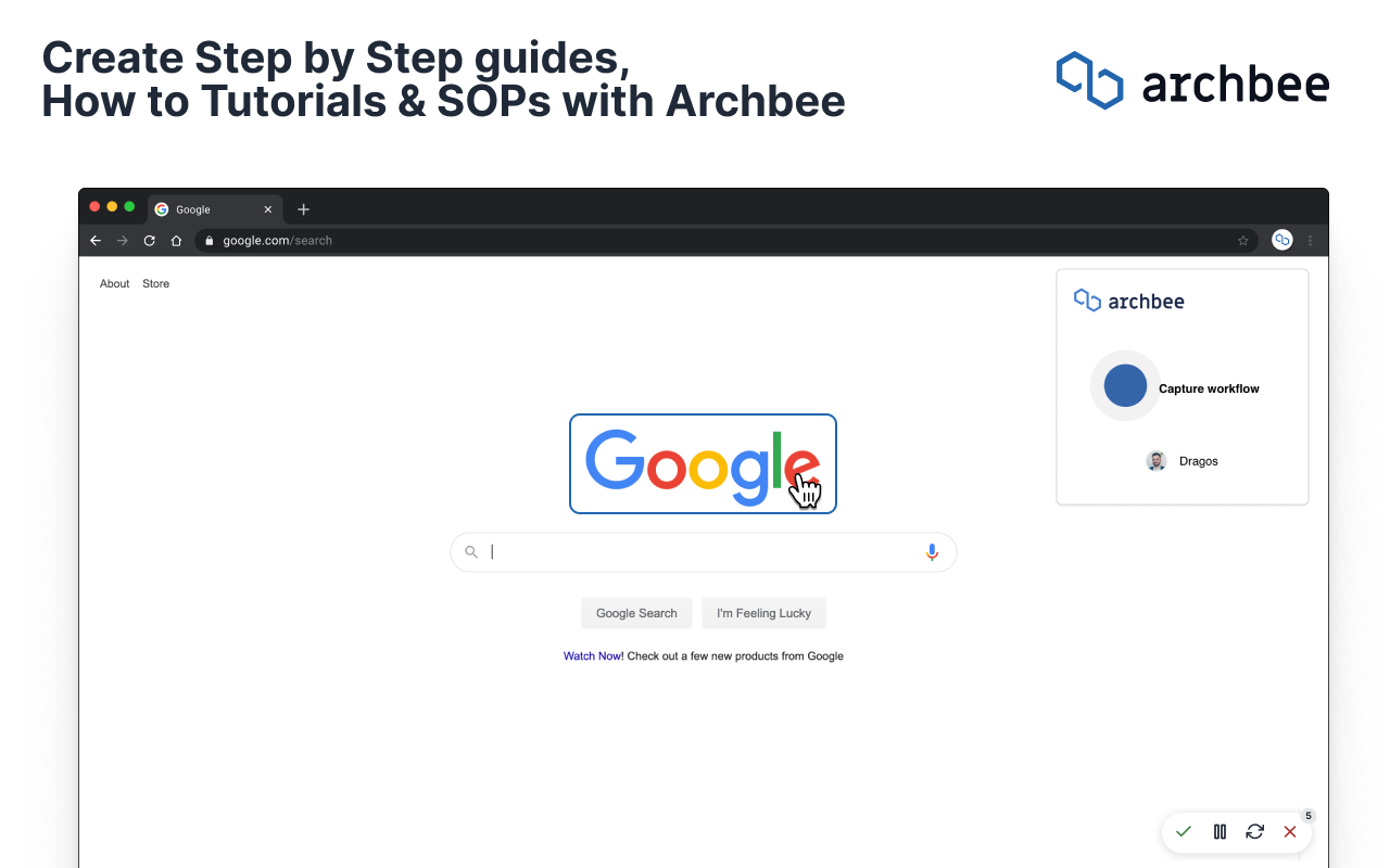 Archbee: Create Step-by-Step Guides & SOPs chrome谷歌浏览器插件_扩展第1张截图