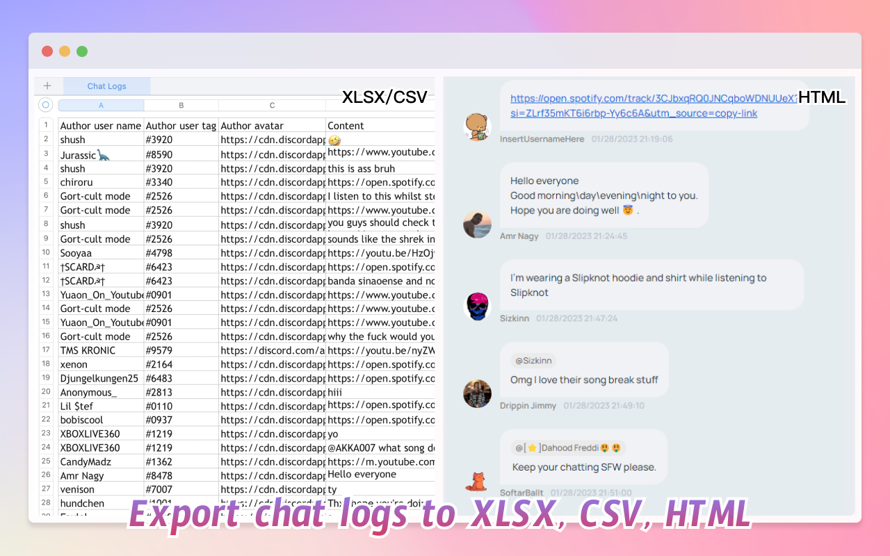 Discord Exporter - Backup discord chat logs chrome谷歌浏览器插件_扩展第8张截图