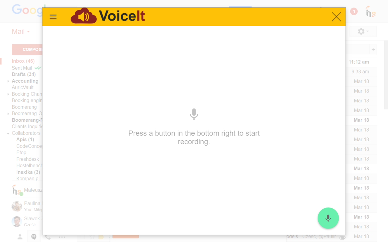 VoiceIt chrome谷歌浏览器插件_扩展第3张截图