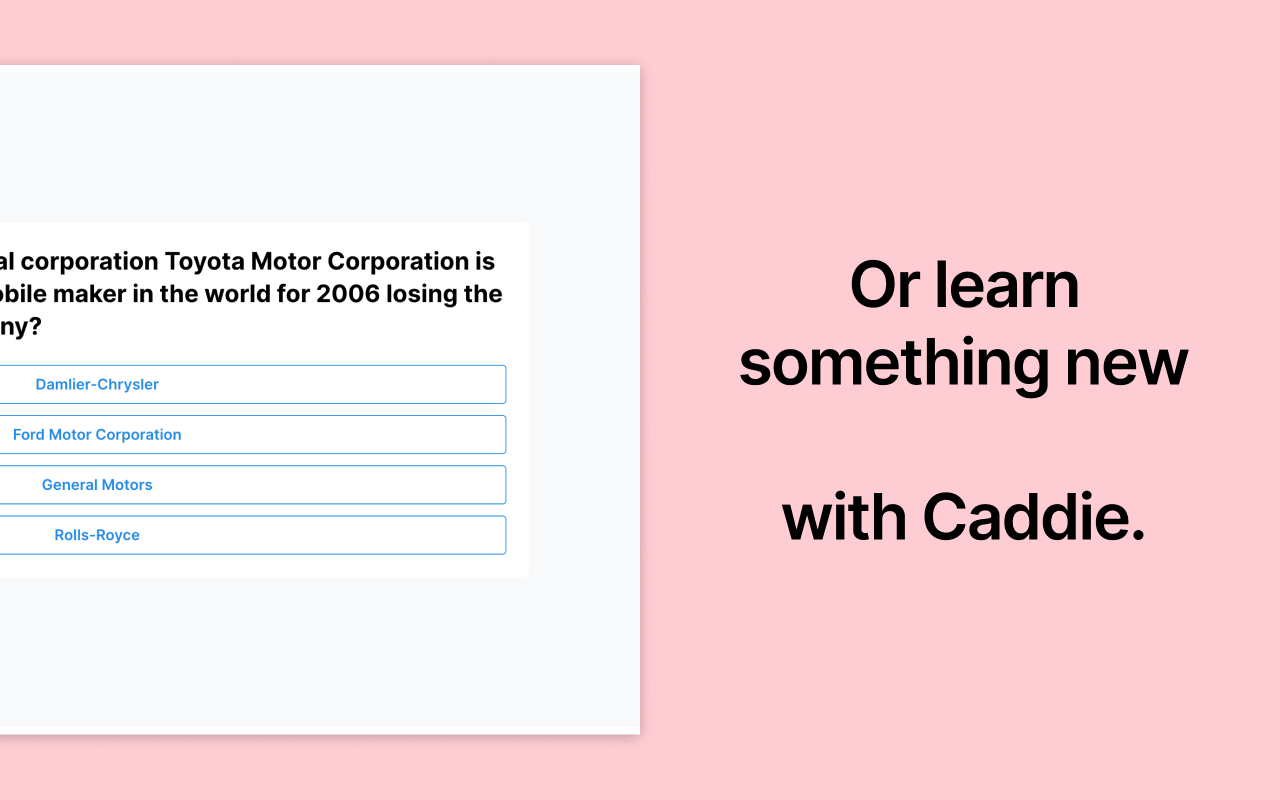 Caddie - Your New Tab, Reimagined. chrome谷歌浏览器插件_扩展第3张截图