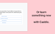 Caddie - Your New Tab, Reimagined. chrome谷歌浏览器插件_扩展第5张截图