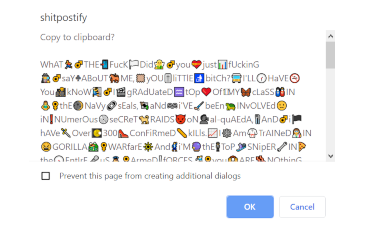 shitpostify chrome谷歌浏览器插件_扩展第1张截图