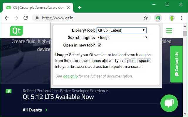 Qt Doc Search chrome谷歌浏览器插件_扩展第4张截图
