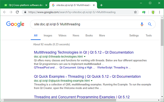 Qt Doc Search chrome谷歌浏览器插件_扩展第5张截图