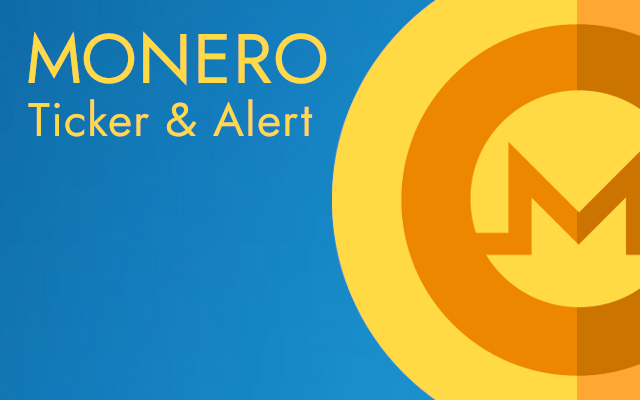 Monero Price & Alert chrome谷歌浏览器插件_扩展第1张截图