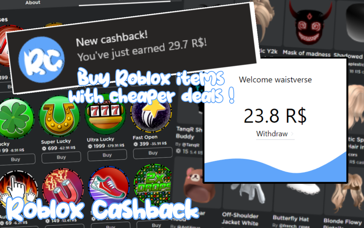 Roblox Cashback chrome谷歌浏览器插件_扩展第1张截图