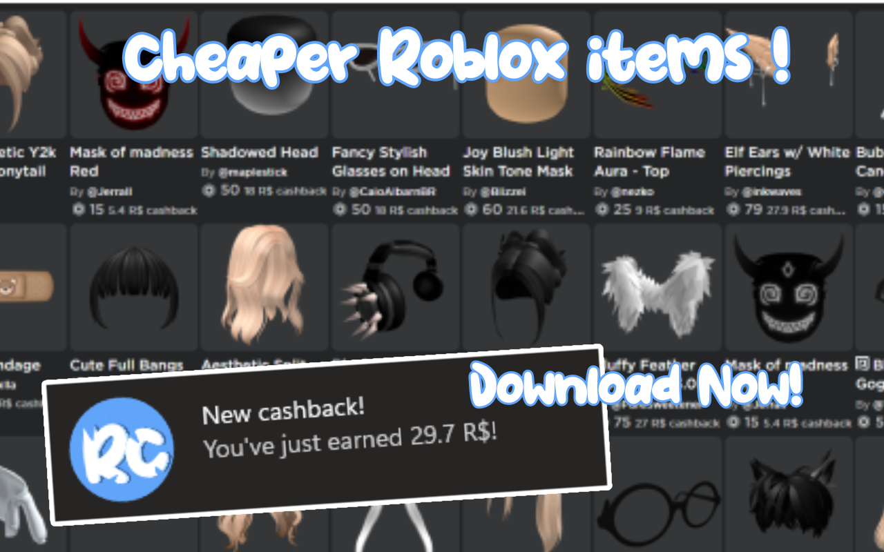 Roblox Cashback chrome谷歌浏览器插件_扩展第2张截图
